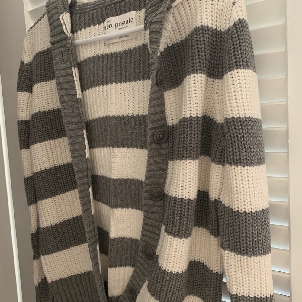 Aeropostale hooded cardigan